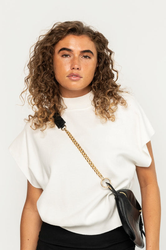 Austin Top in White Holley Girl 
