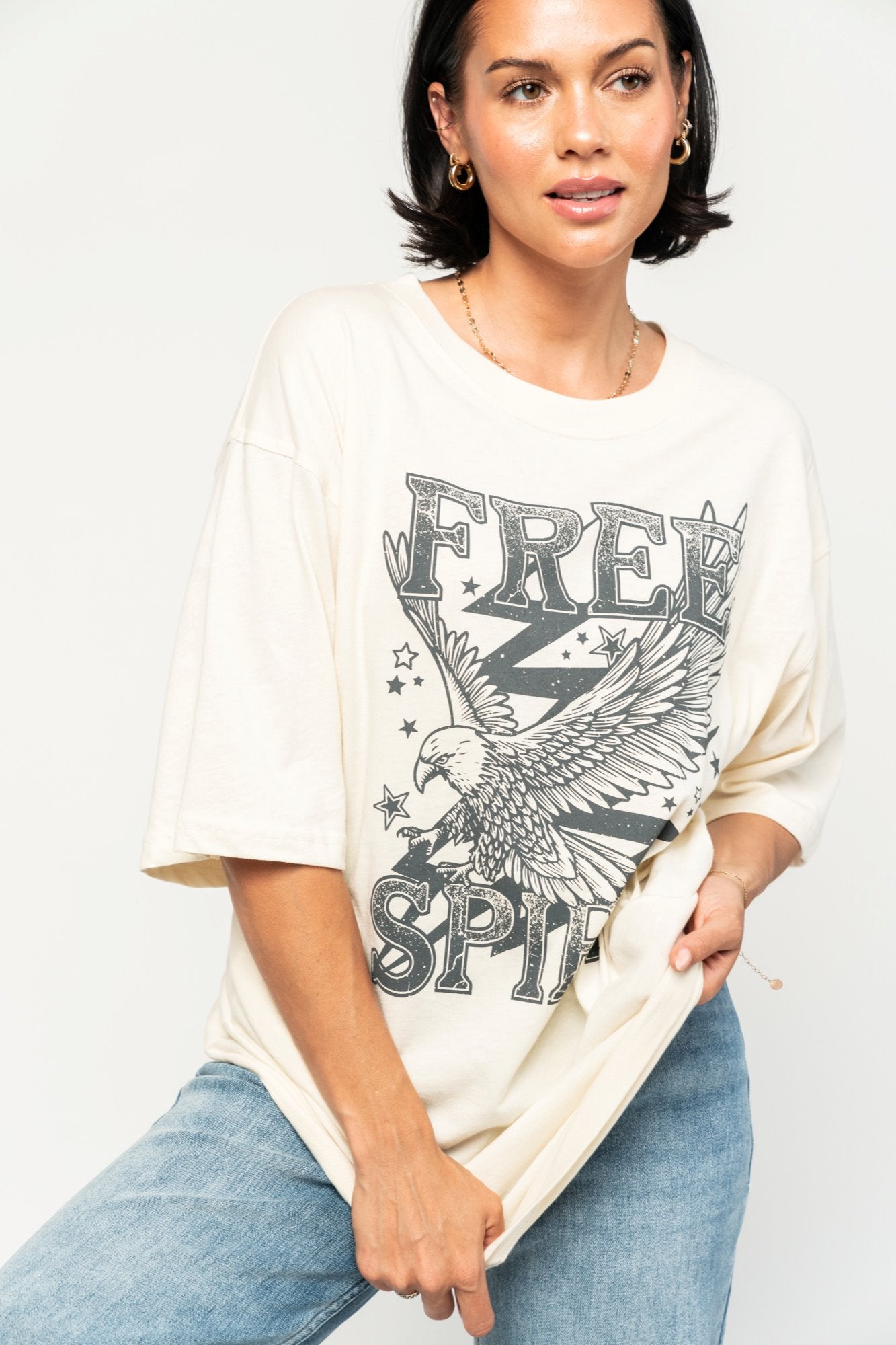 Free Spirit Graphic Tee (Small-XL) Holley Girl 