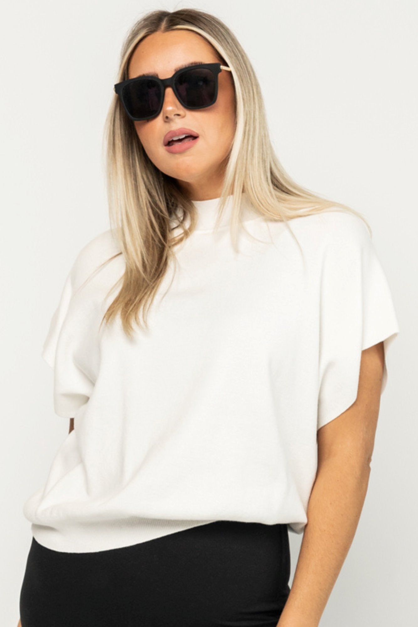 Austin Top in White Holley Girl 