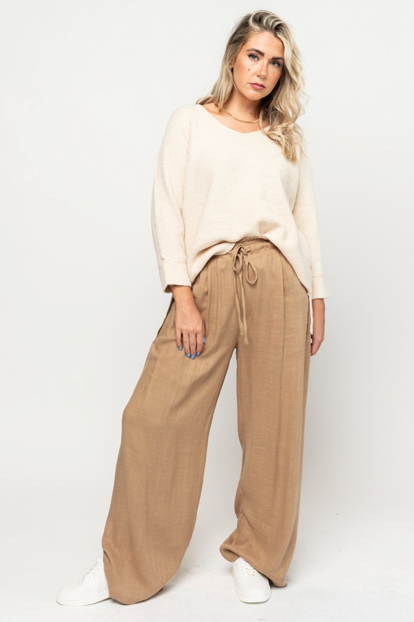 Darcy Pant in Mocha Holley Girl 