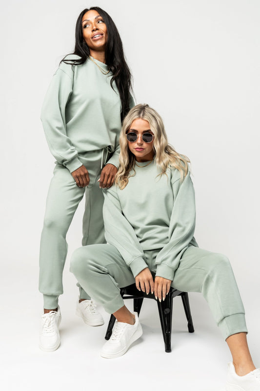 Knox Joggers in Sage Holley Girl 