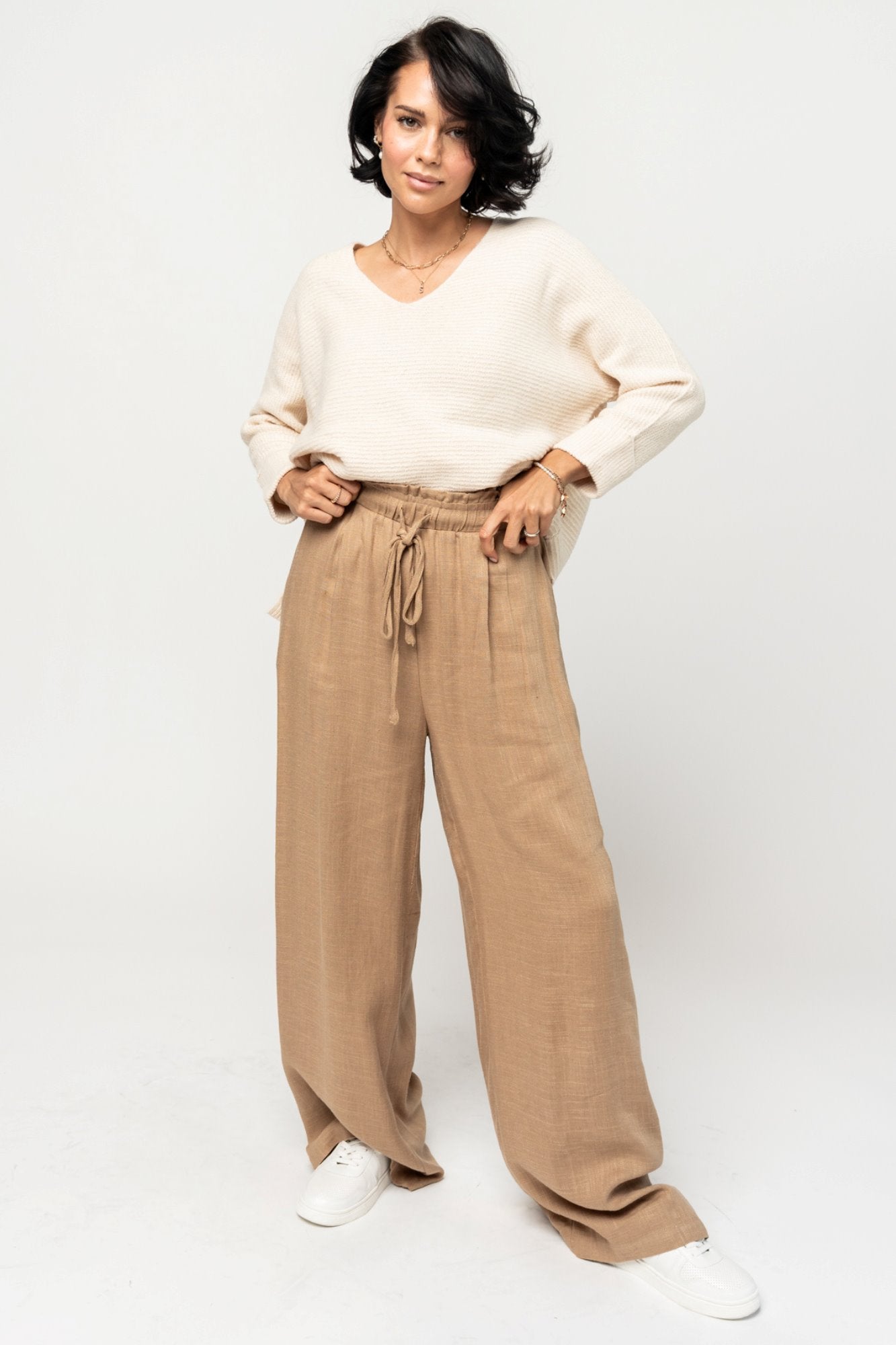 Darcy Pant in Mocha Holley Girl 