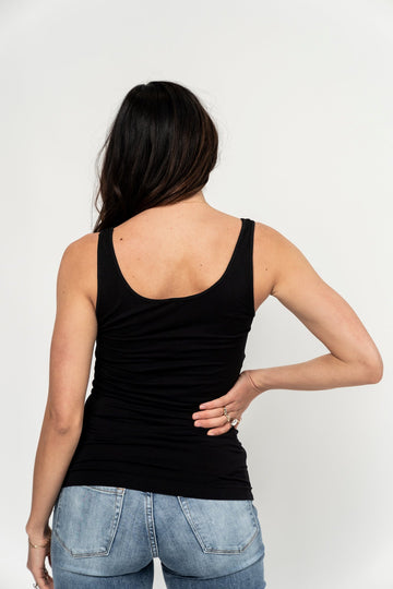 Layering Tank in Black – Holley Girl Layering Tank in Black – Holley Girl