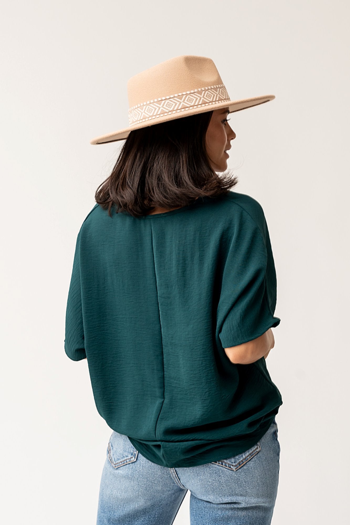 Haven Blouse in Emerald - RESTOCK COMING Clothing Holley Girl 