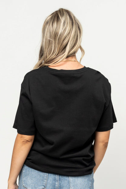 Blake Tee in Black Holley Girl 