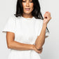 Maddy Tee in White (Small-XL) Holley Girl 