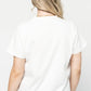 Maddy Tee in White (Small-XL) Holley Girl 
