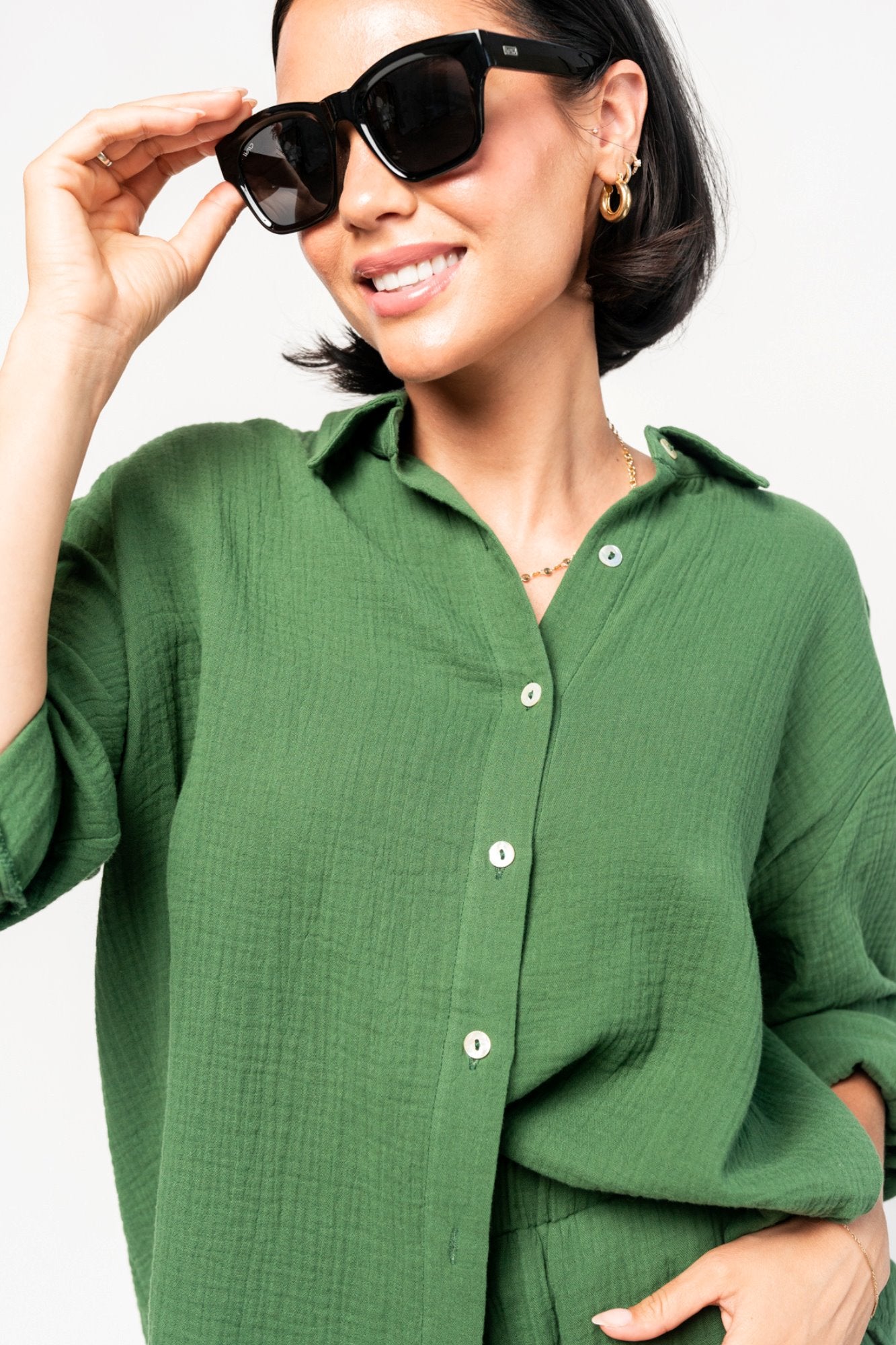 Mallory Top in Forrest Holley Girl 