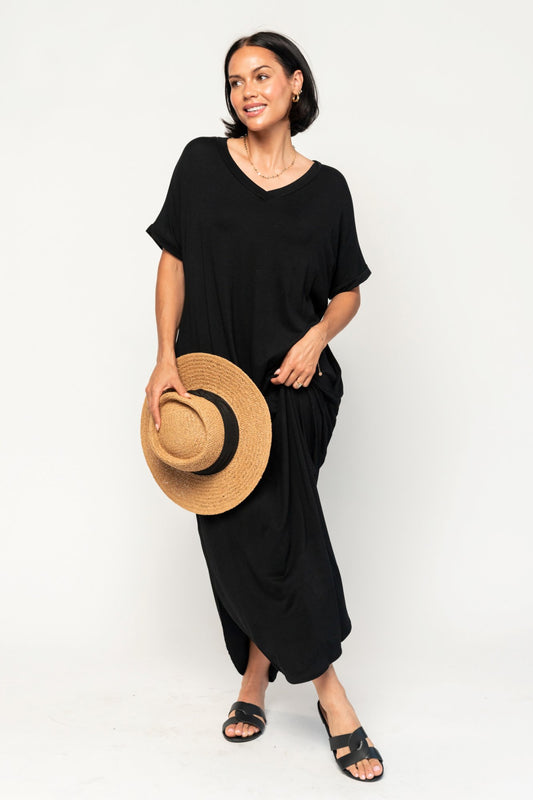 Peyton Maxi in Black (Small-XL) Holley Girl 