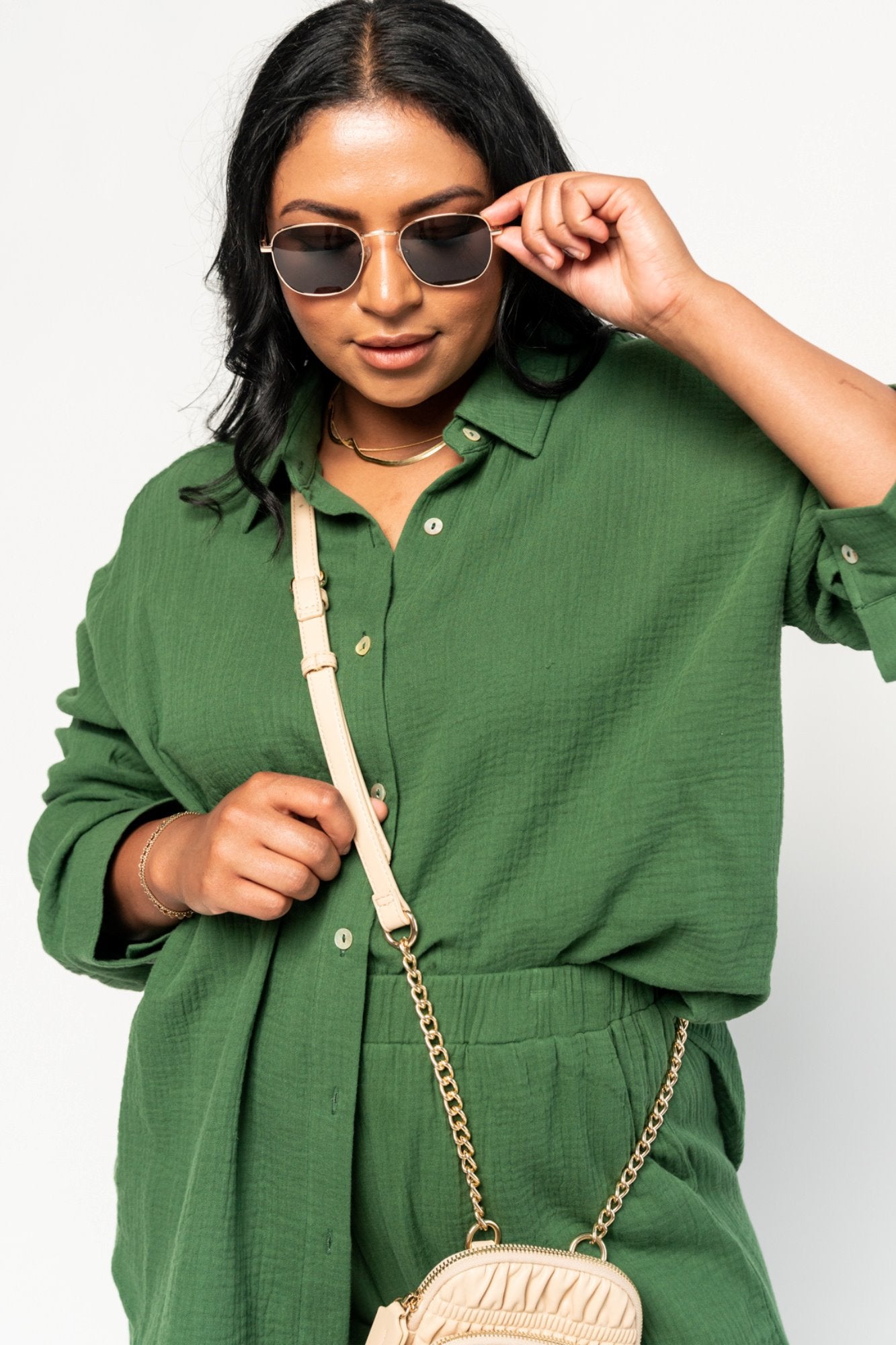Mallory Top in Forrest Holley Girl 