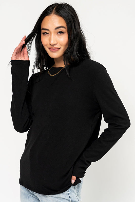 Merritt Top in Black Holley Girl 