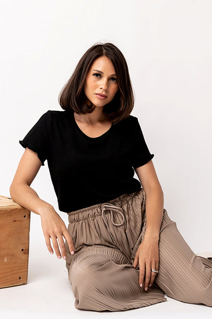 Becca Ribbed Top Clothing Holley Girl 