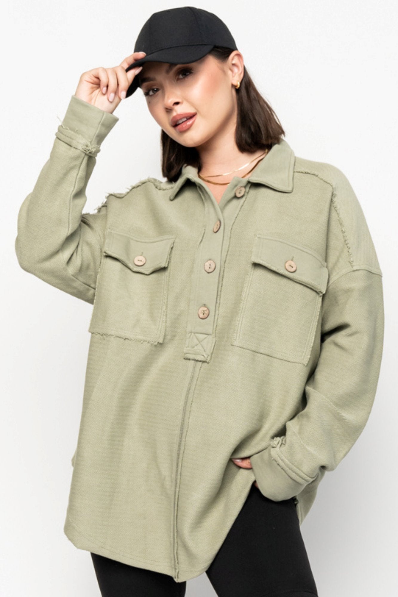 Kennedy Pullover in Sage Clothing Holley Girl 