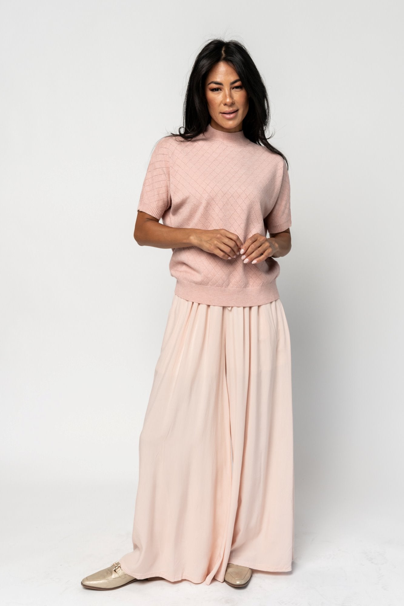 Laurel Sweater in Rose Holley Girl 