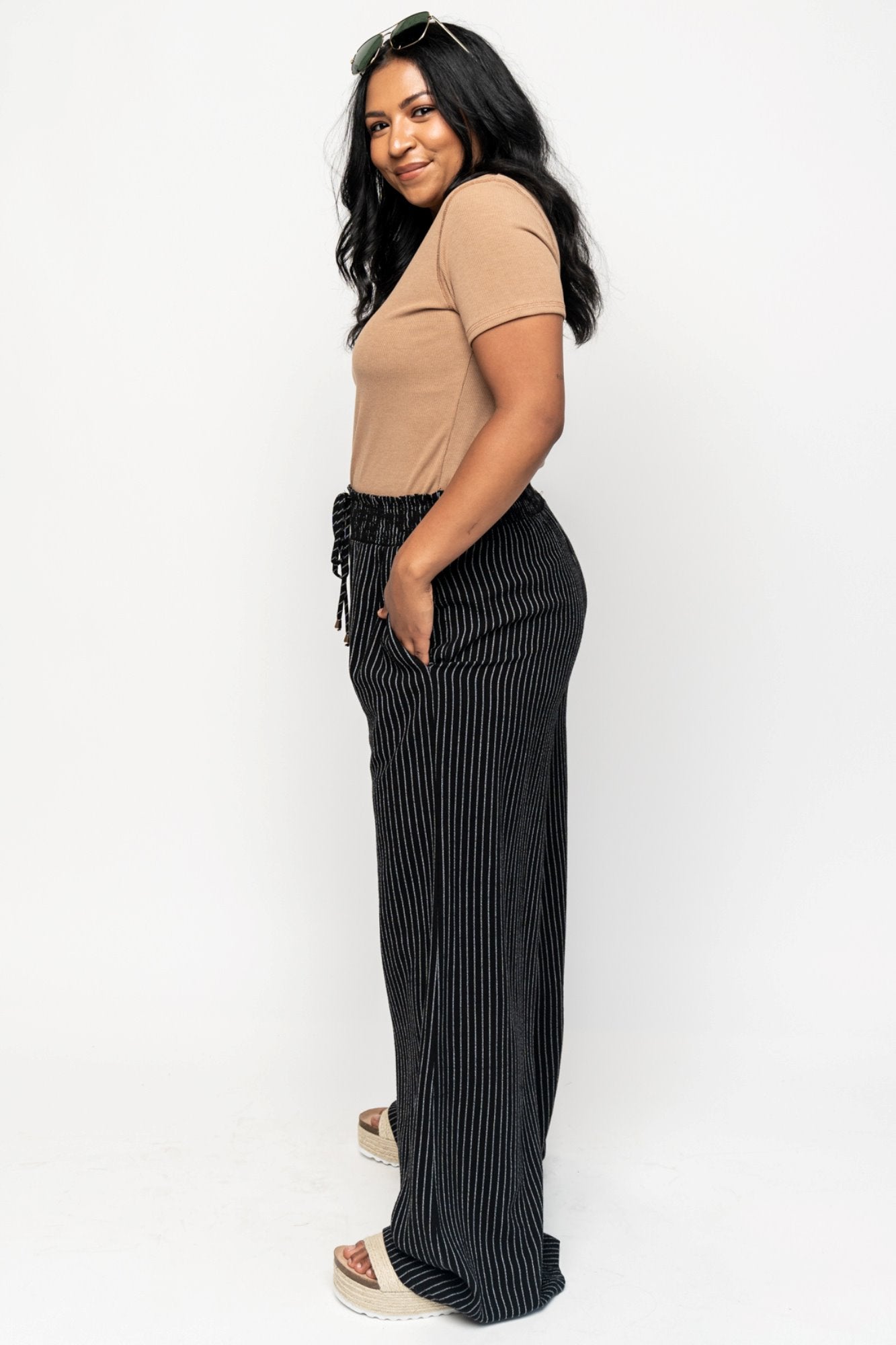 Maxwell Pant in Black Holley Girl 