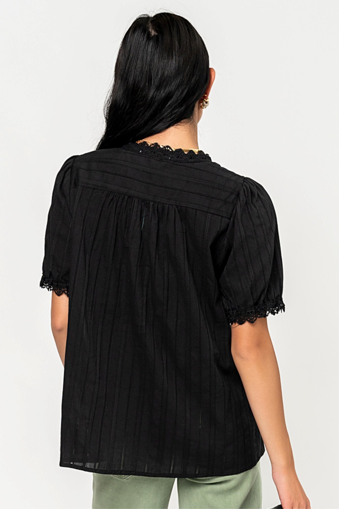 Harmony Top in Black Holley Girl 