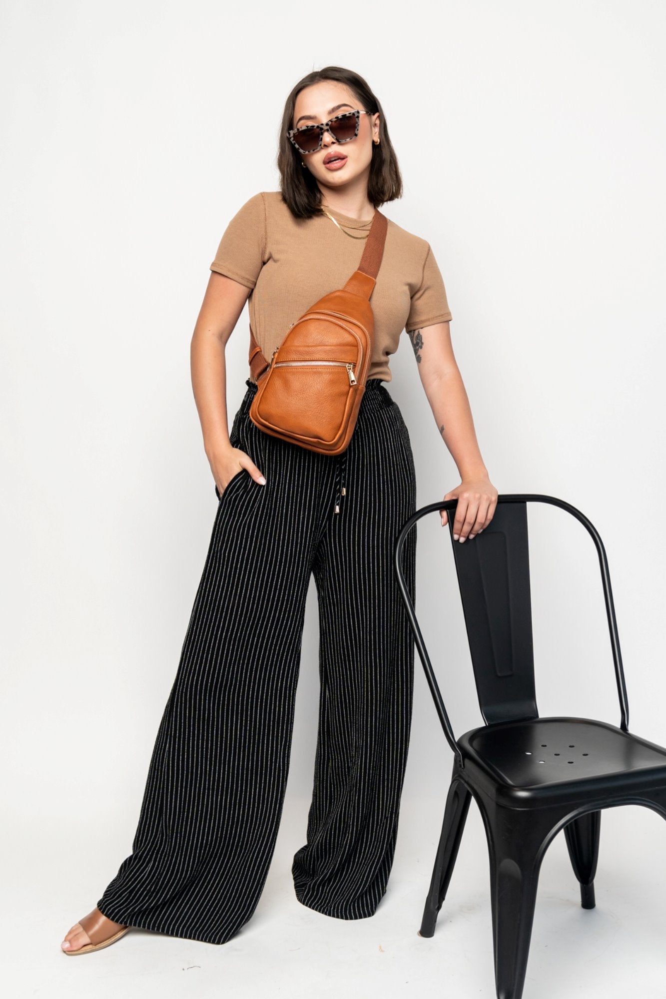 Maxwell Pant in Black Holley Girl 