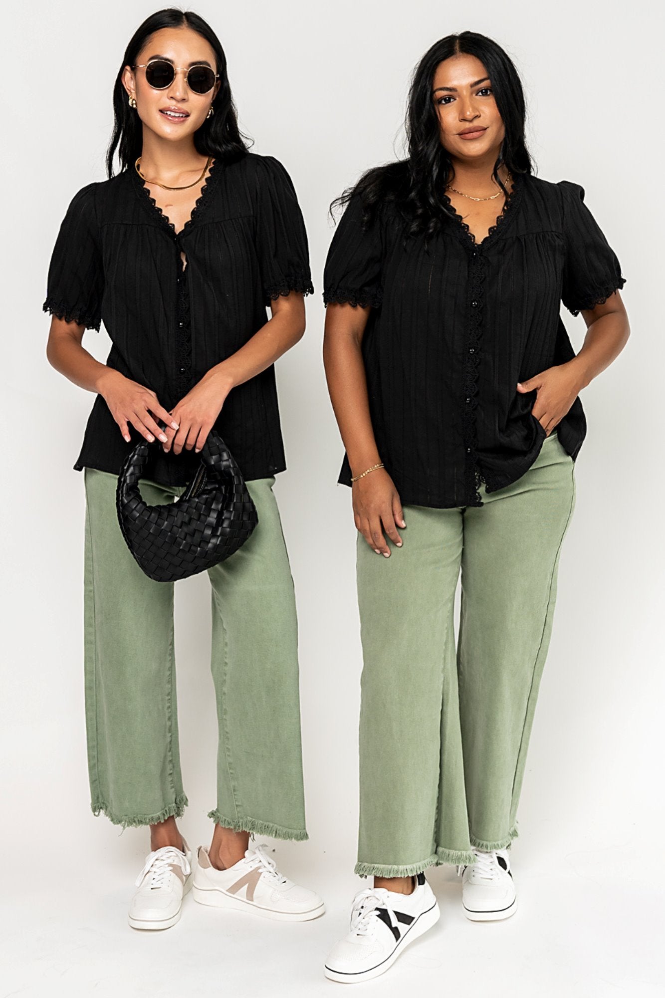 Harmony Top in Black Holley Girl 