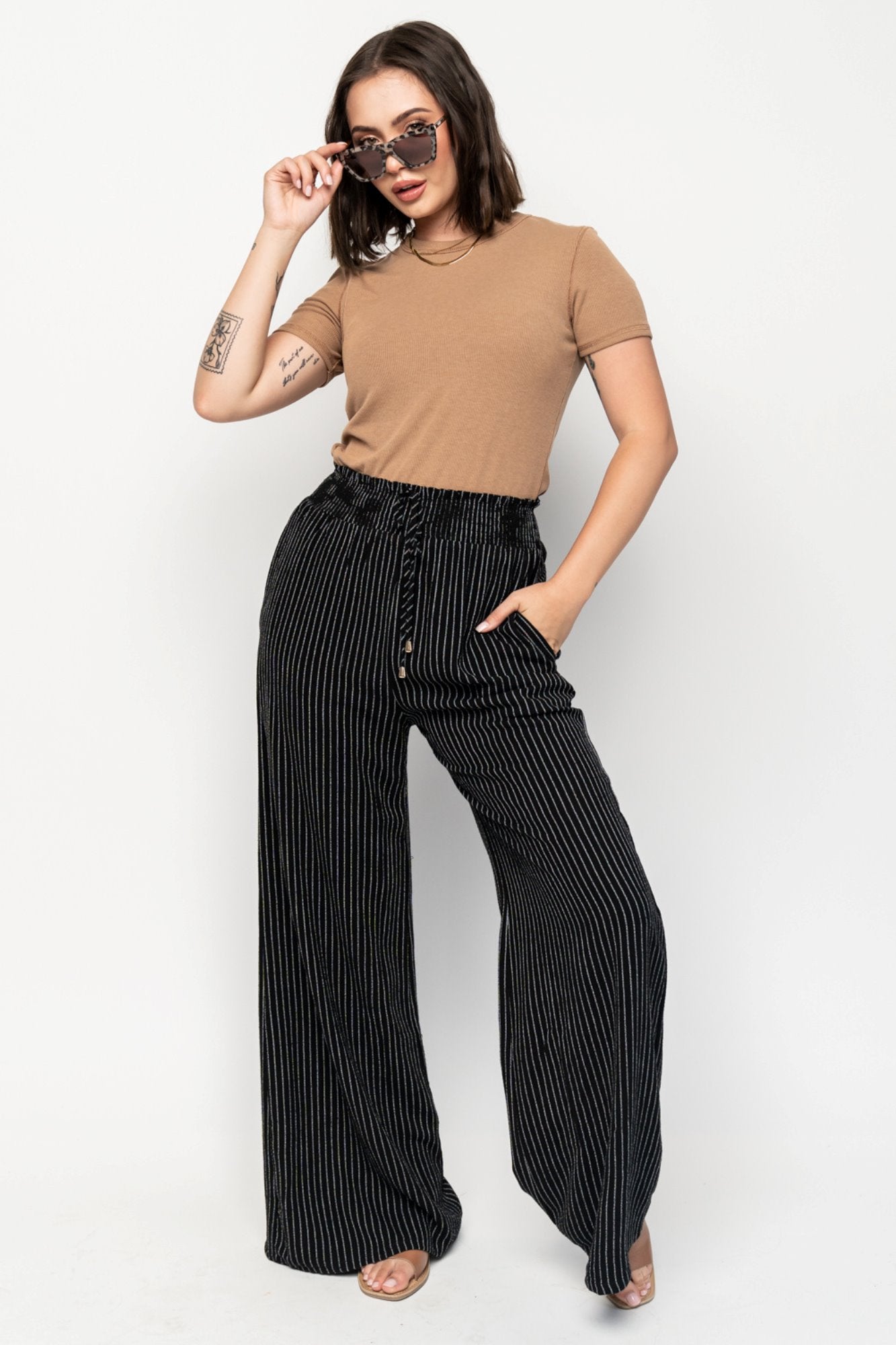 Maxwell Pant in Black Holley Girl 