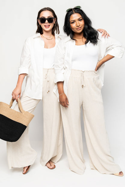 Maxwell Pants in Natural Holley Girl 