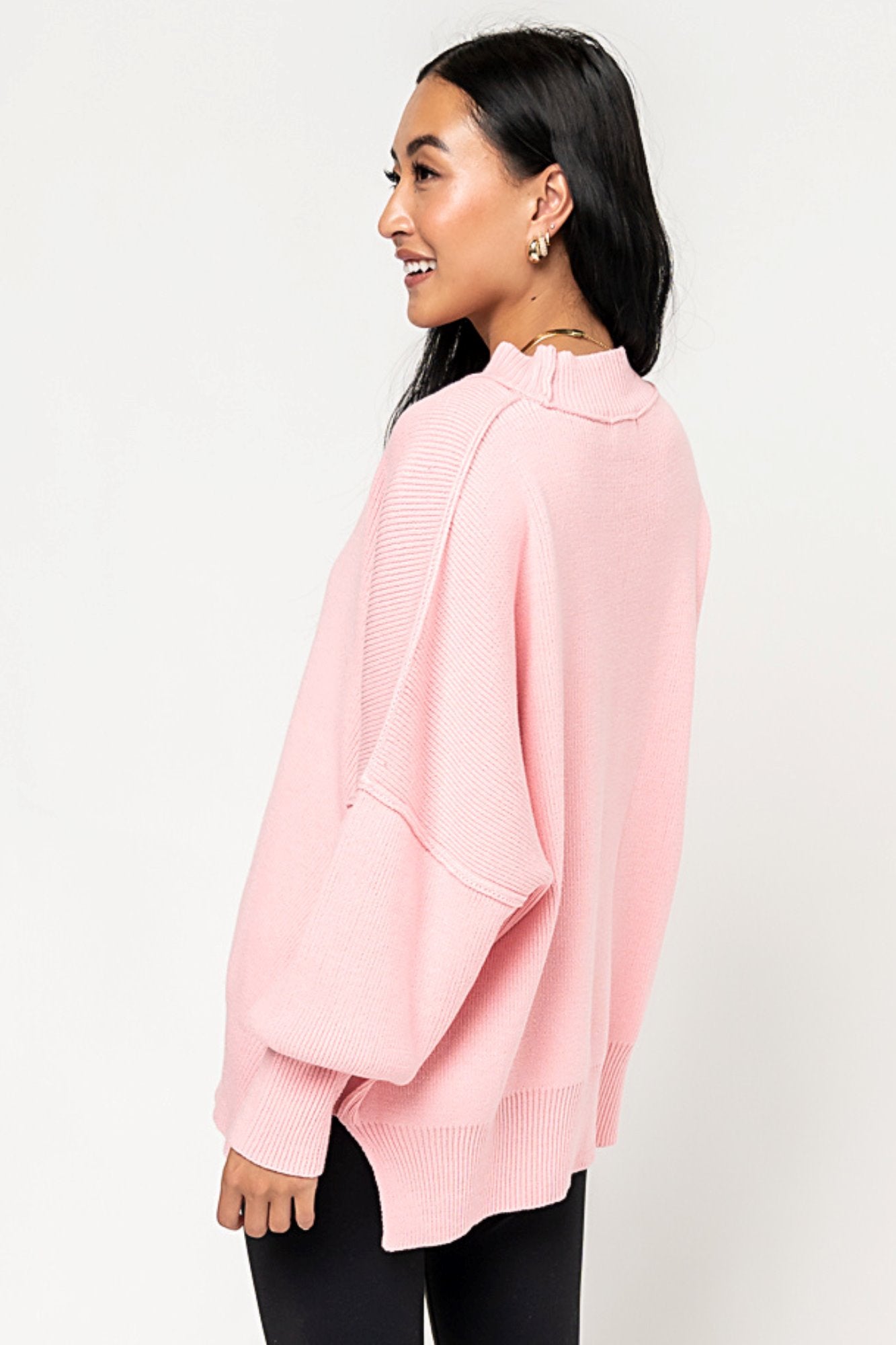 Callie Sweater in Pink Holley Girl 
