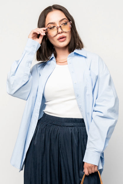 Matilda Button Down Apparel & Accessories Holley Girl 