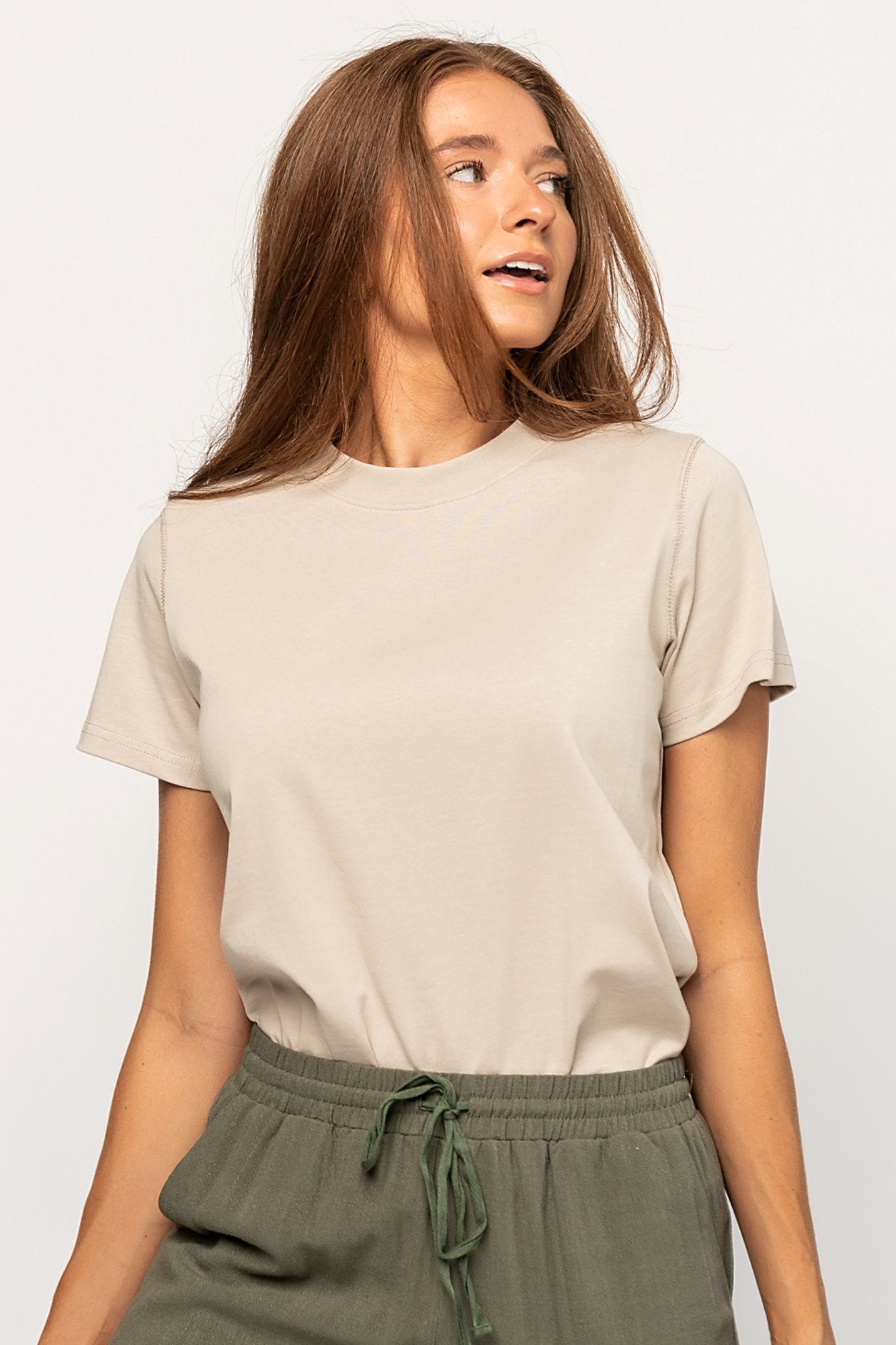 Grady Top in Stone (Small-XL) Holley Girl 