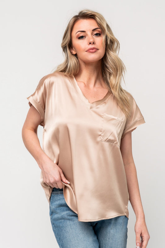 Kate Top in Champagne Holley Girl 