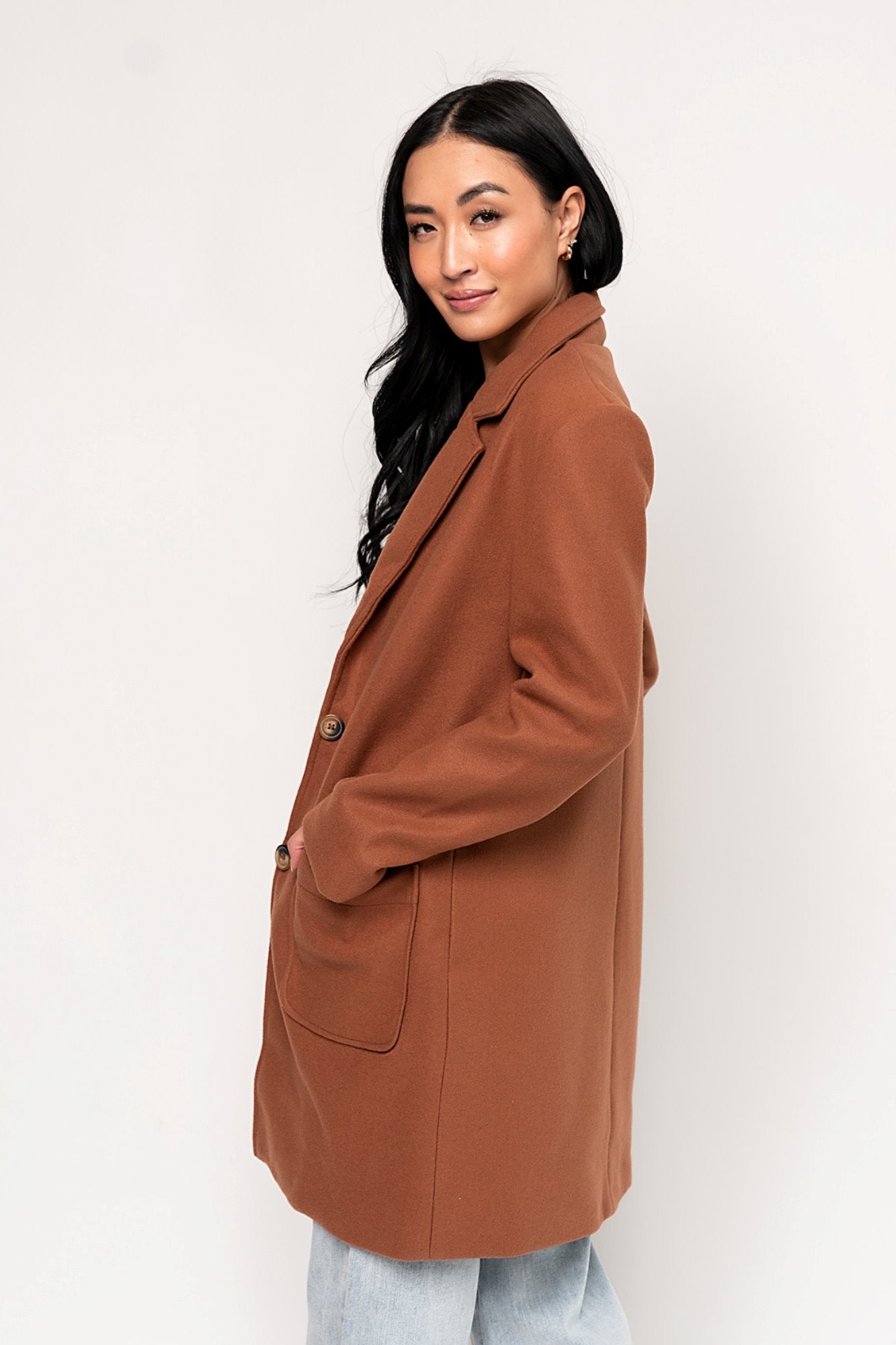 Selena Coat in Brown Holley Girl 