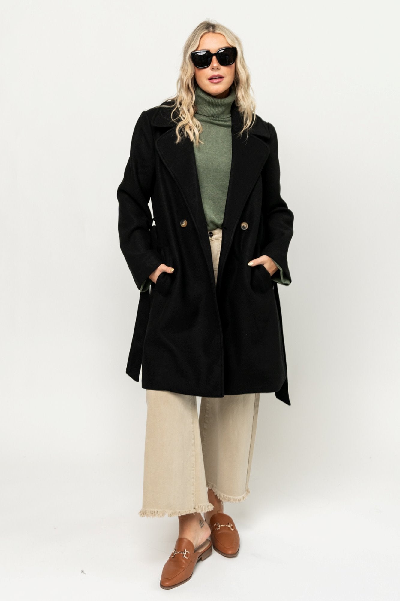 Finley Jacket in Black Holley Girl 