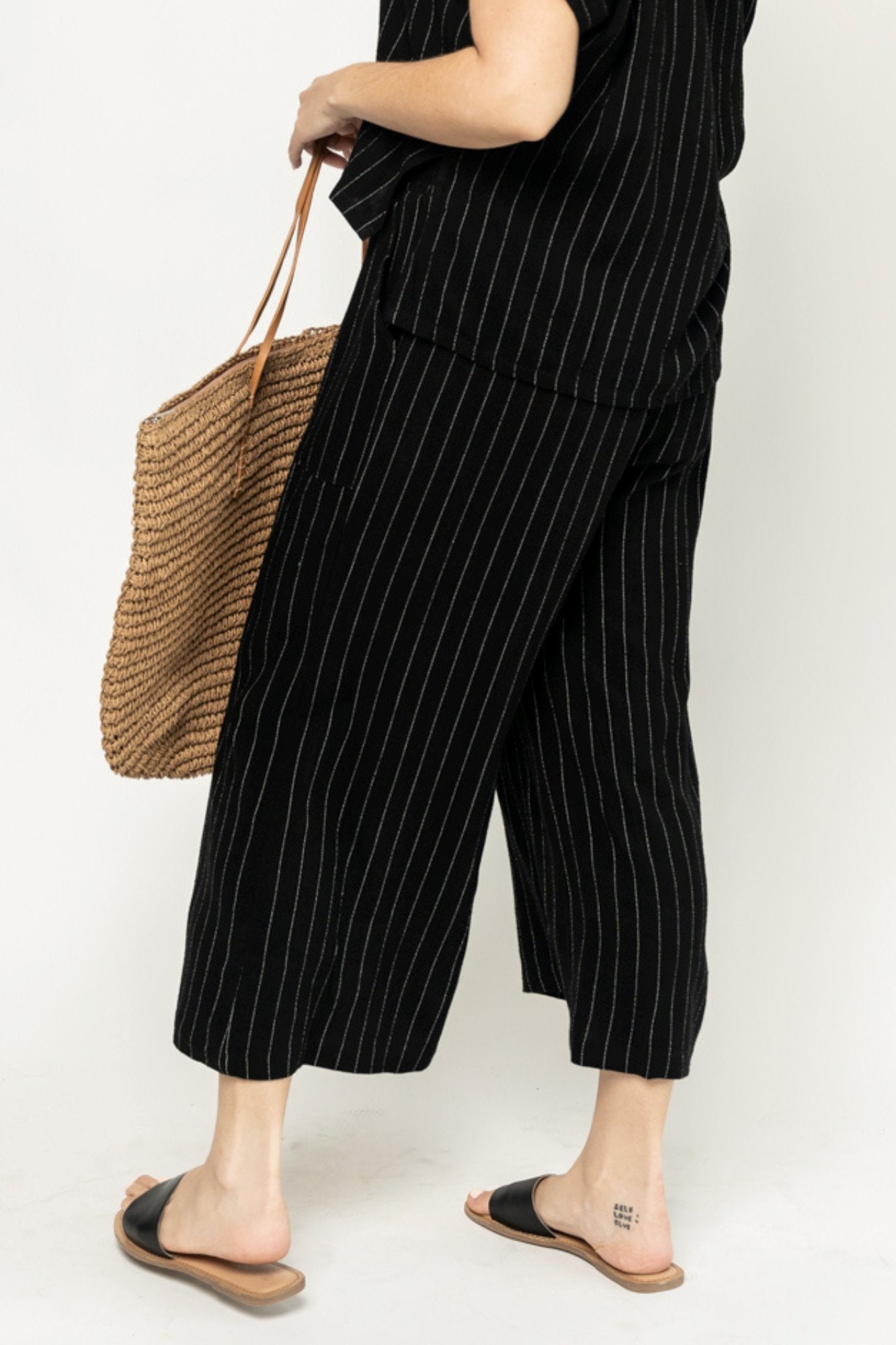 Sydney Pant in Black Holley Girl 