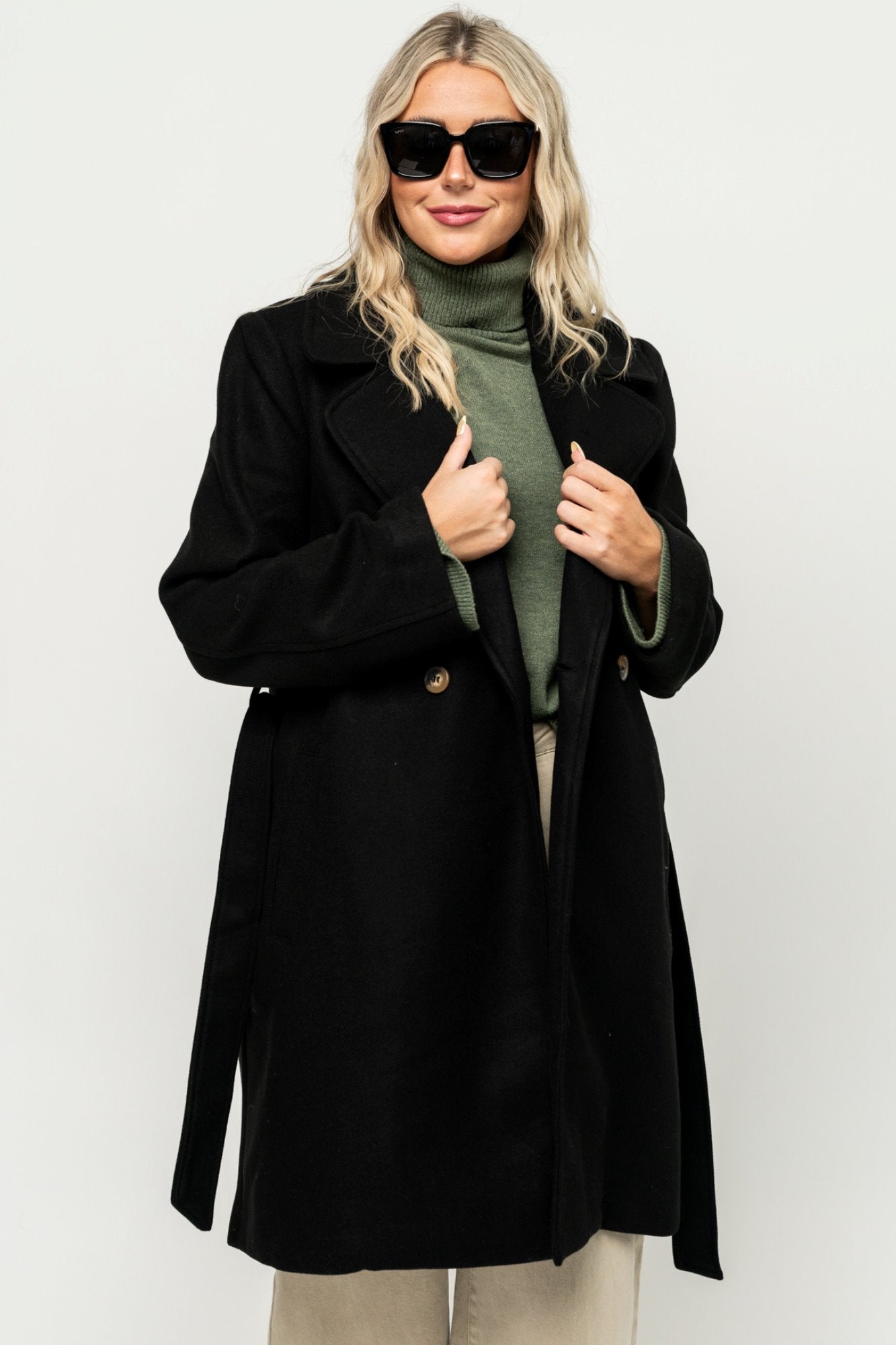 Finley Jacket in Black Holley Girl 