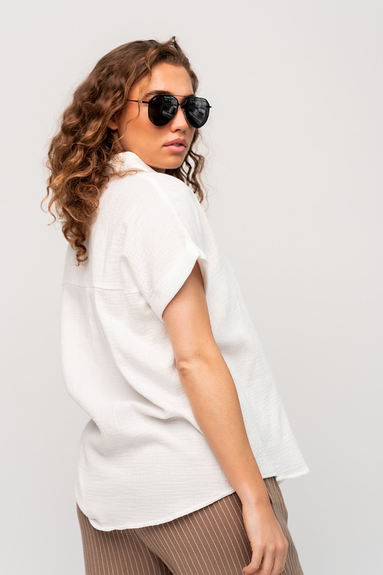 Hugh Top in White Apparel & Accessories Holley Girl 