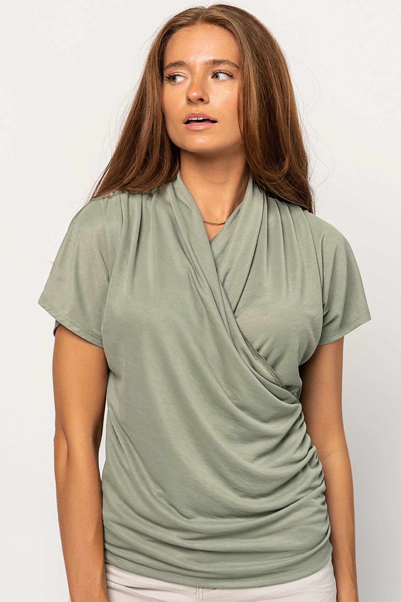 Vera Top in Sage Holley Girl 