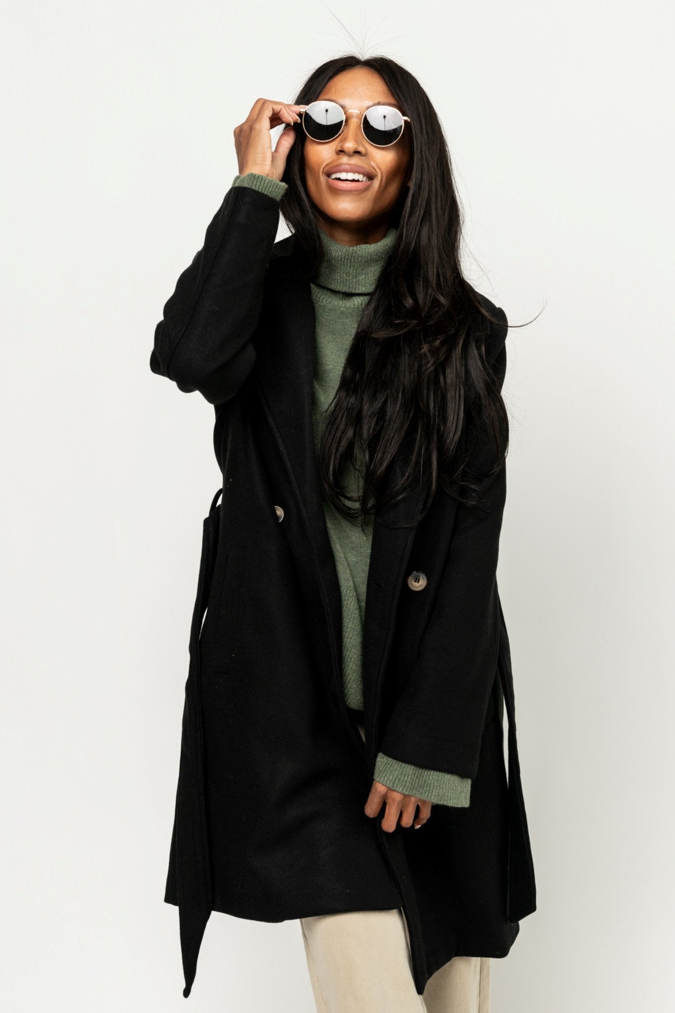 Finley Jacket in Black Holley Girl 