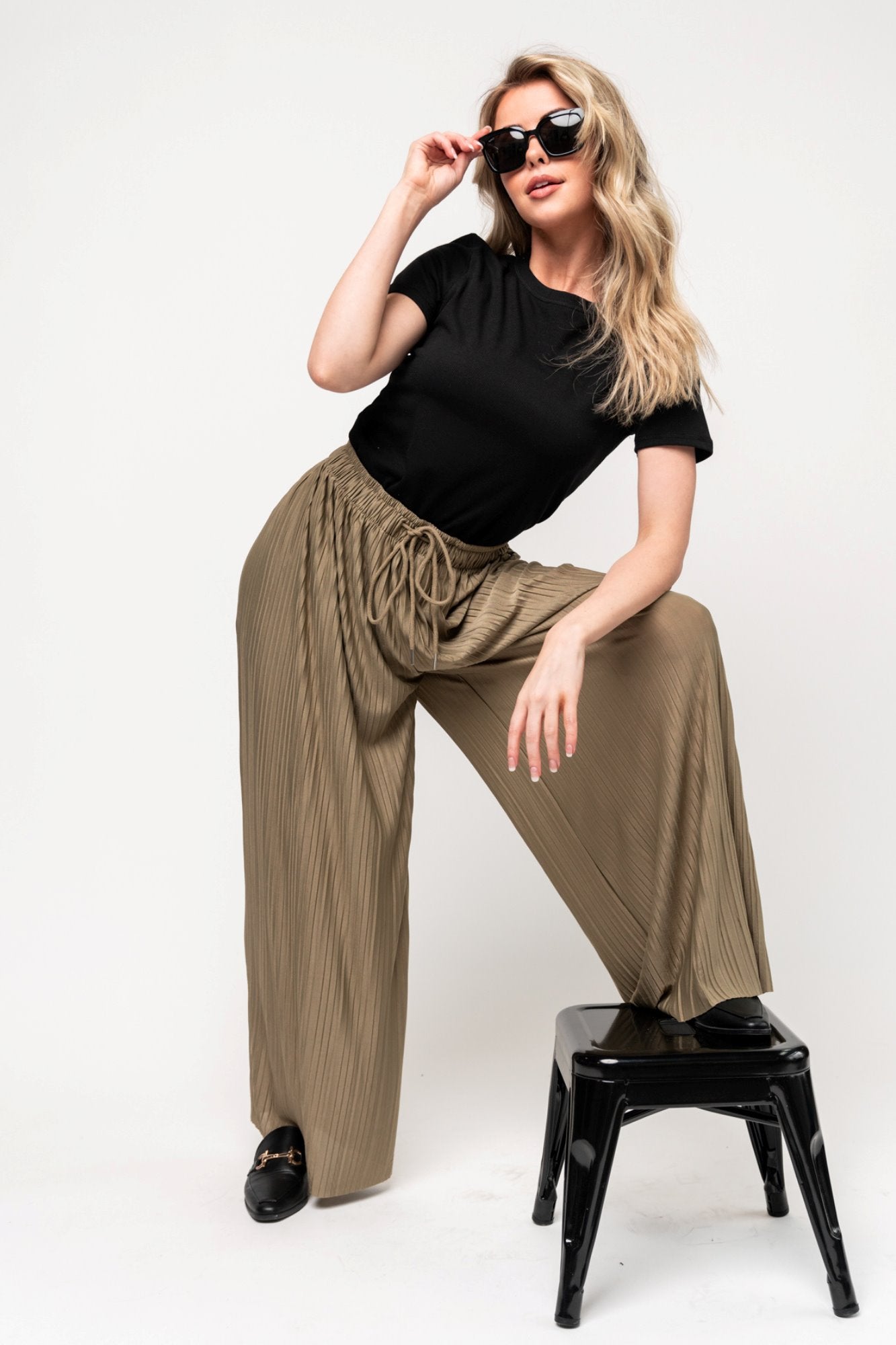 Milana Pant in Olive Holley Girl 