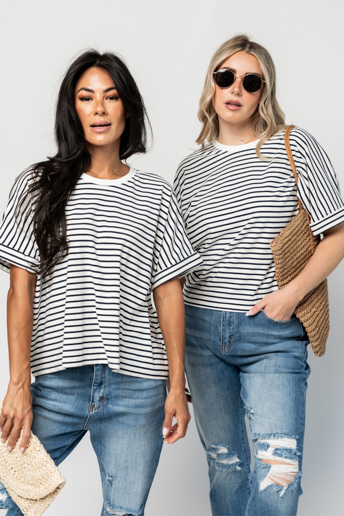 Hollis Top in White Holley Girl 