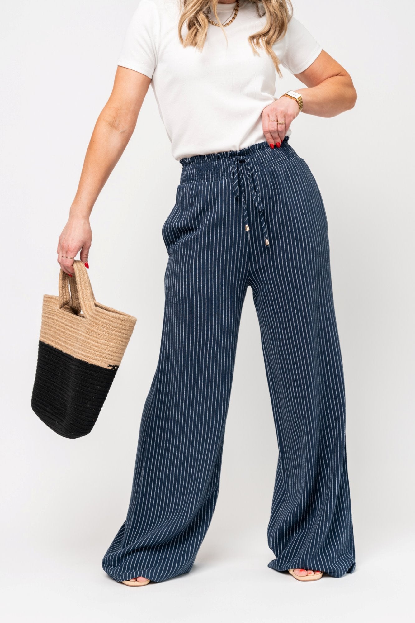 Maxwell Pant in Navy Holley Girl 