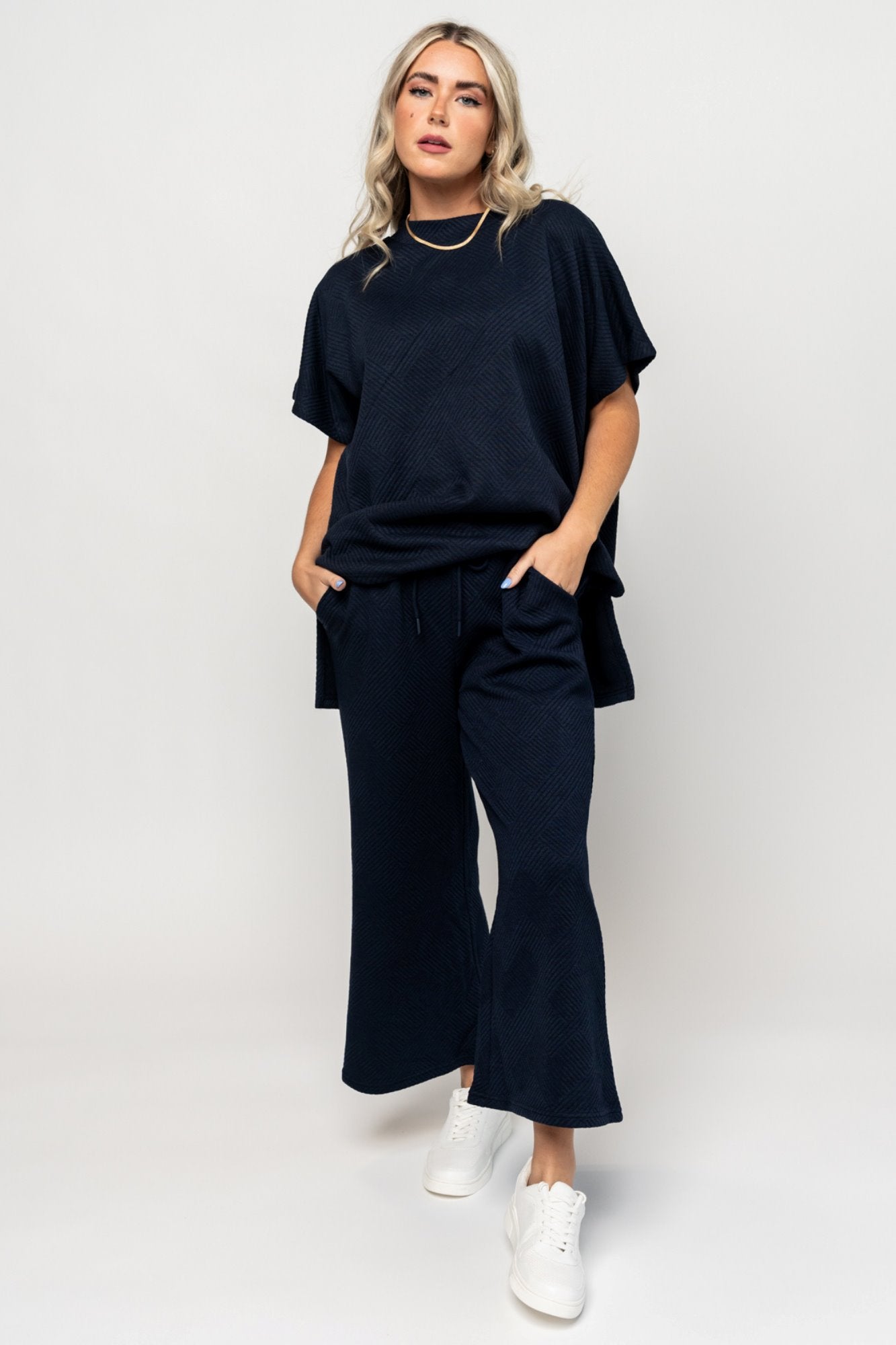 Addison Pants in Navy Holley Girl 