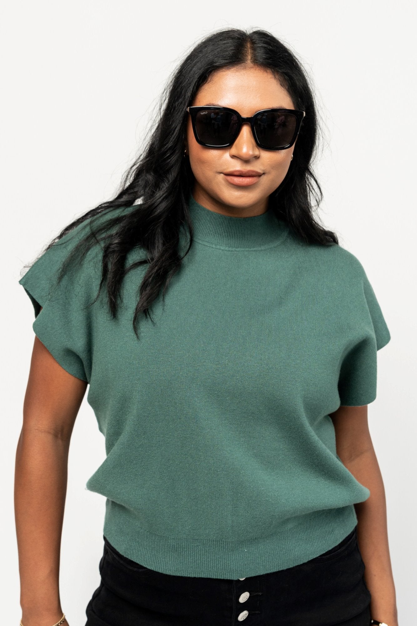 Austin Top in Emerald - FINAL SALE – Holley Girl