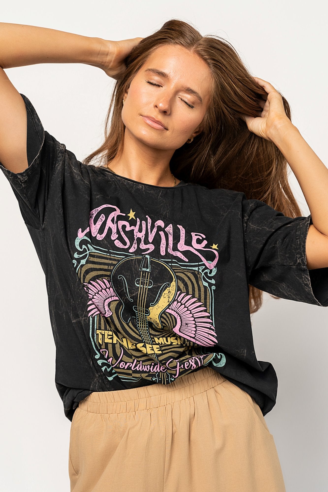 Nashville Tennesee Graphic Tee (Small-XL) Holley Girl 