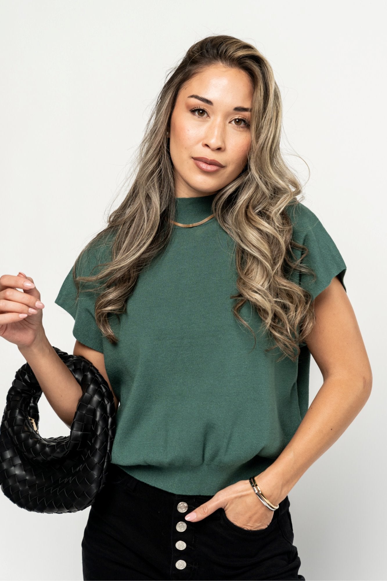 Austin Top in Emerald Holley Girl 