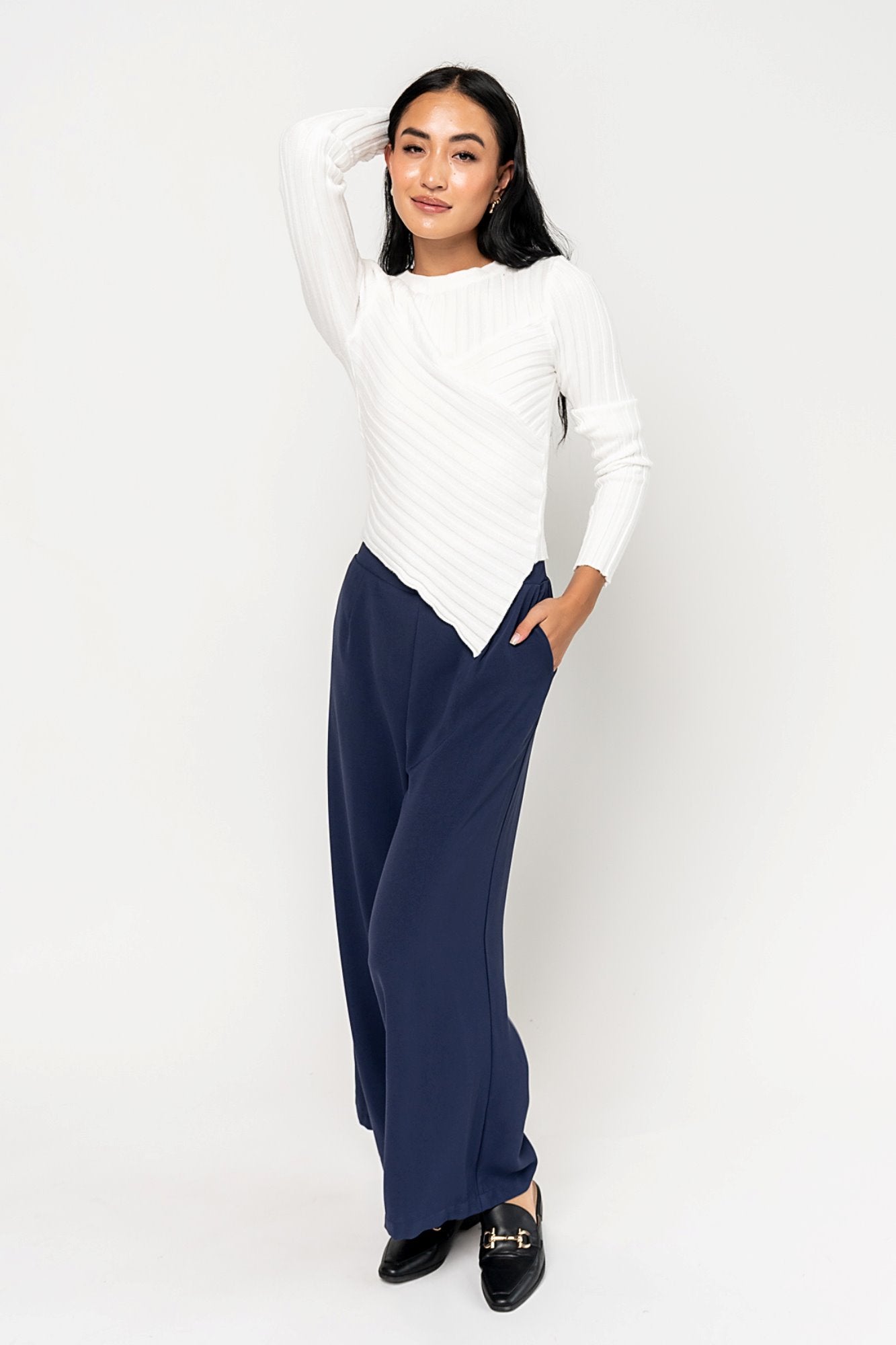 Jovie Pant in Navy (Small-XL) Holley Girl 