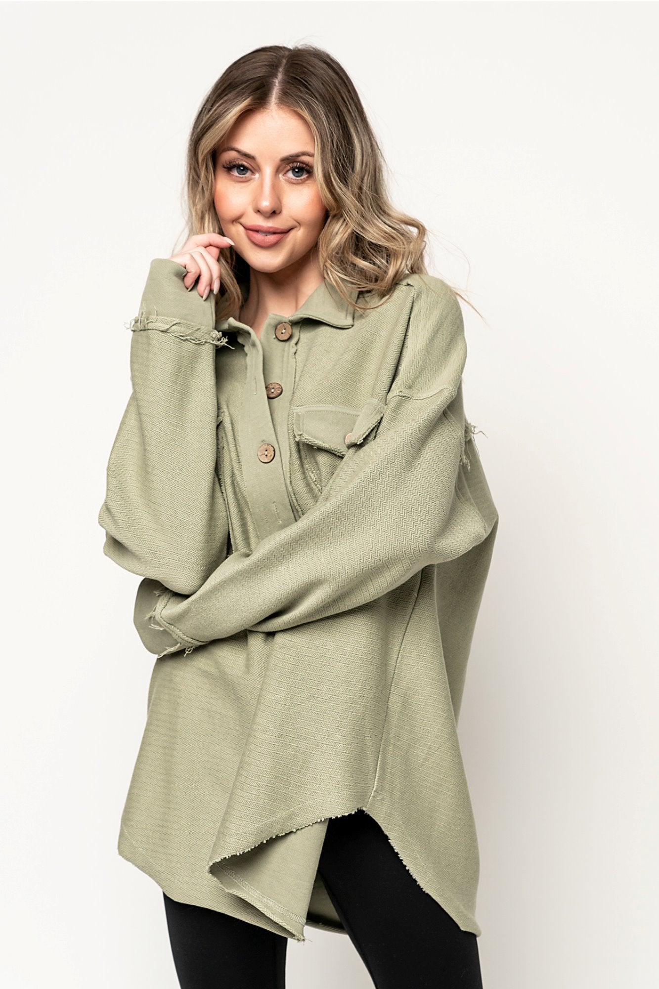 Kennedy Pullover in Sage Clothing Holley Girl 