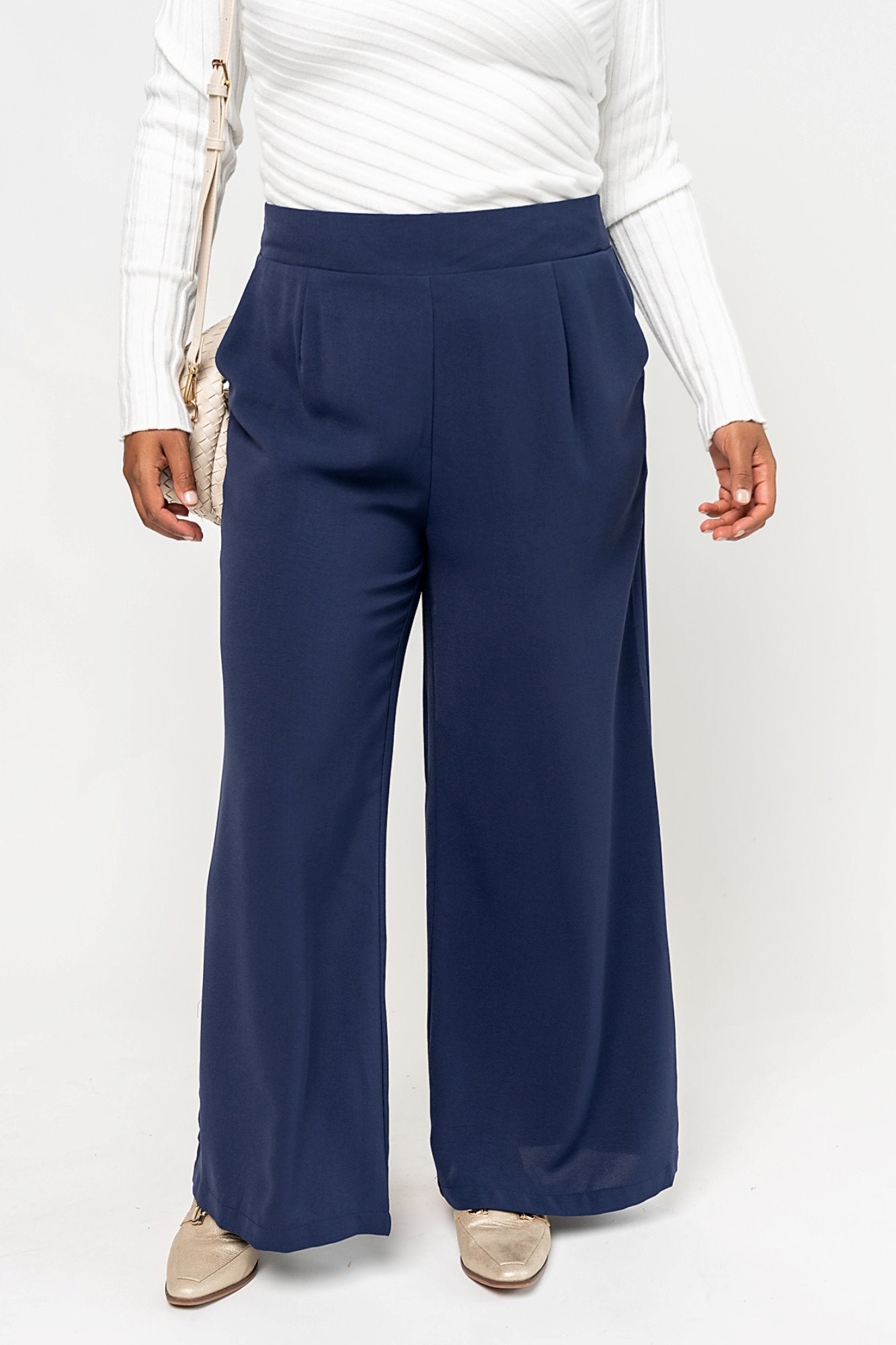Jovie Pant in Navy (Small-XL) Holley Girl 