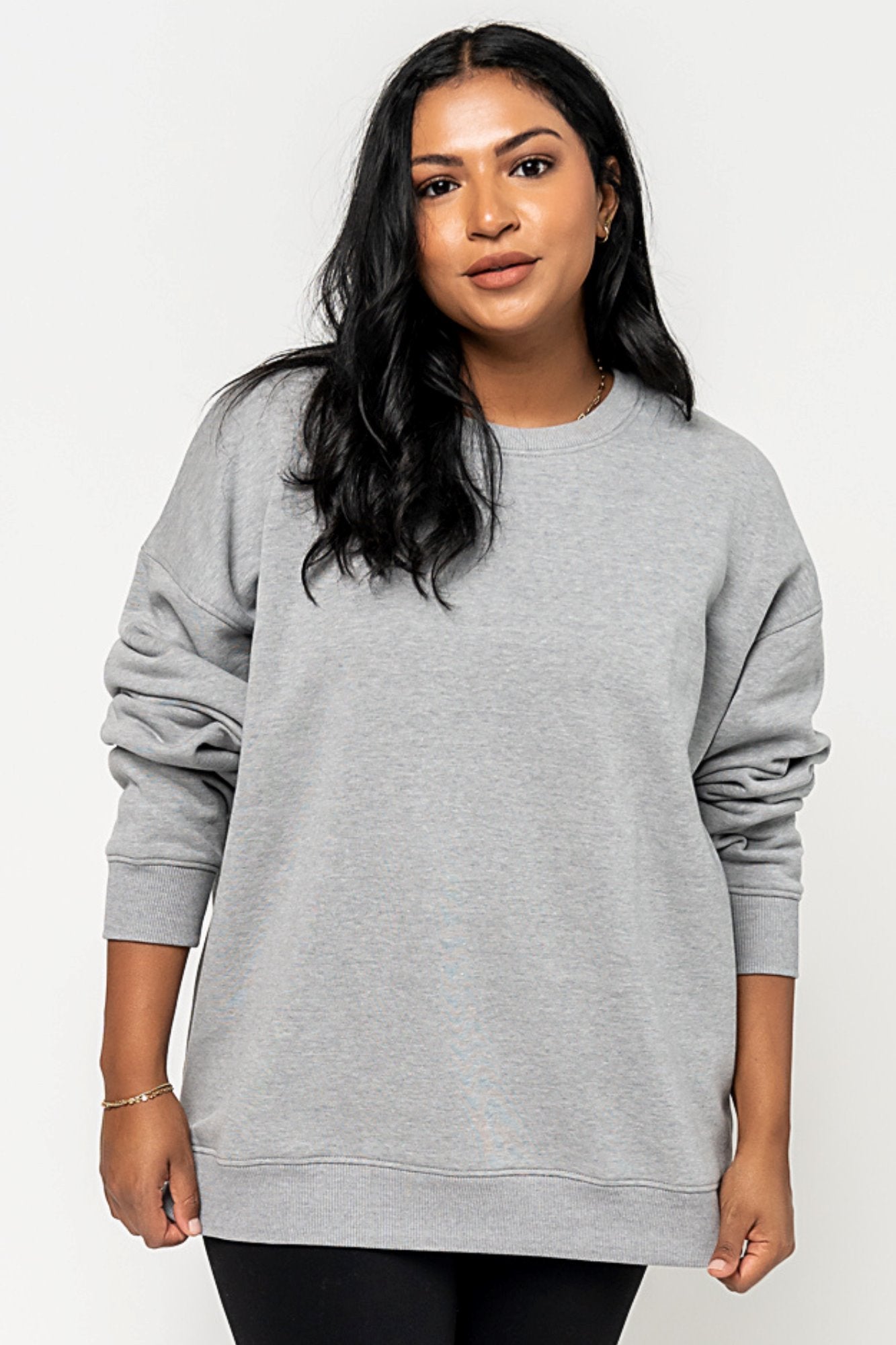 Blake Pullover in Heather Grey Holley Girl 