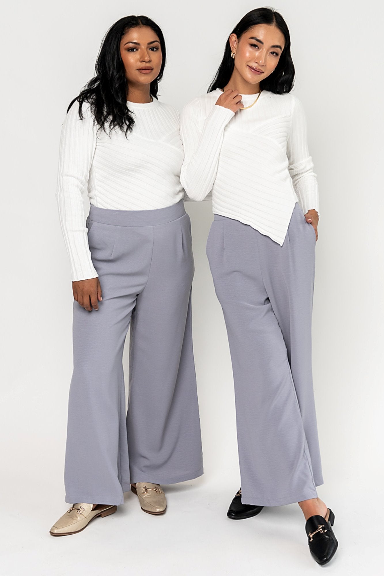 Jovie Pant in Grey (Small-XL) Holley Girl 