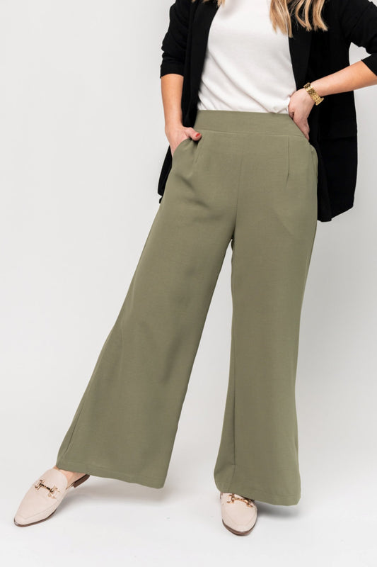 Jovie Pant in Olive Clothing Holley Girl 